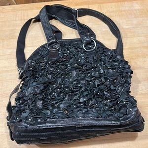 100%leather purse